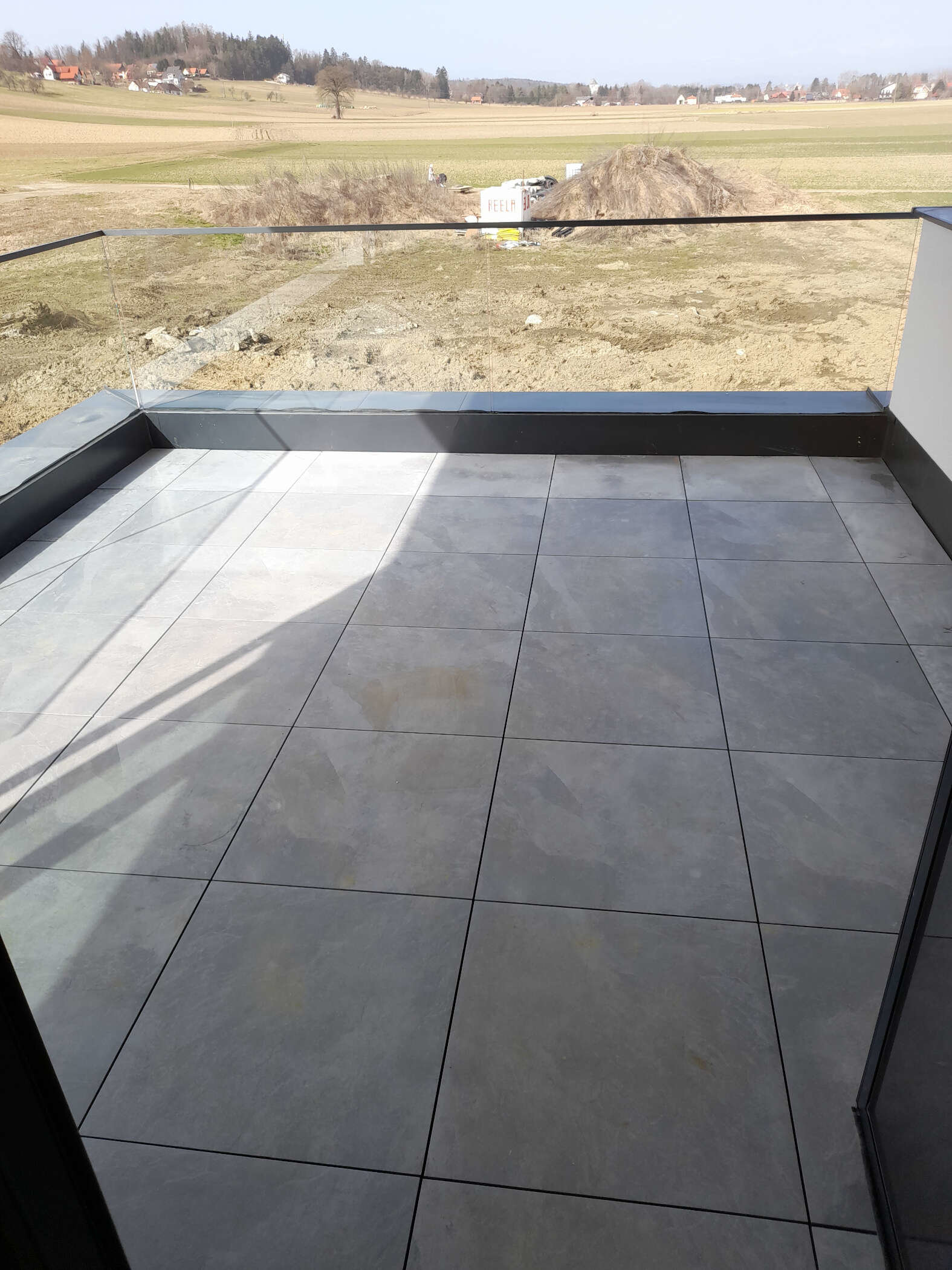 Terrassenplatten im Splittbett verlegen - Südoststeiermark